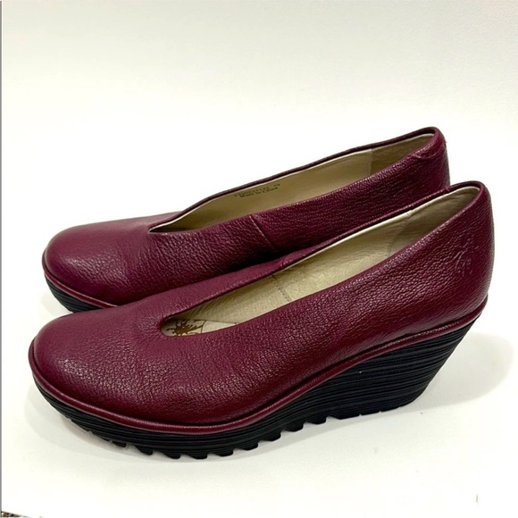 Fly London Yaz Wedge pump purple size 39 - Picture 1 of 11
